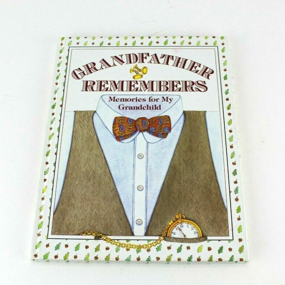 Grandfather Remembers Memories for My Grandchild Family Tree Scrapbook Memories